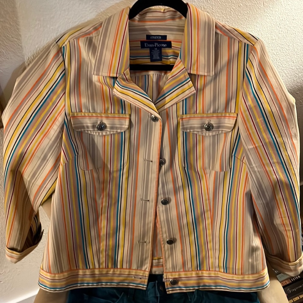 Striped summer jacket